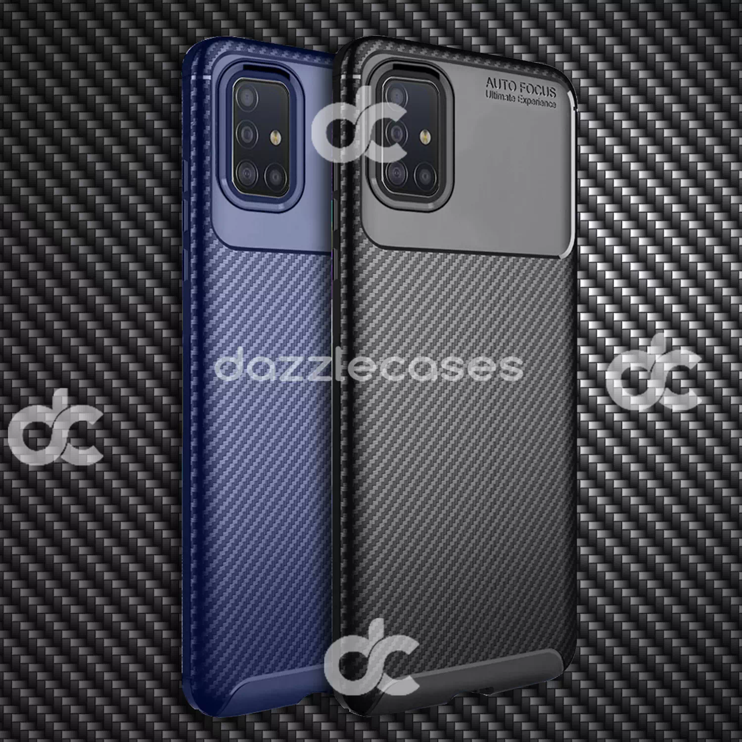 Samsung Galaxy A51 Carbon Fiber Back Cover