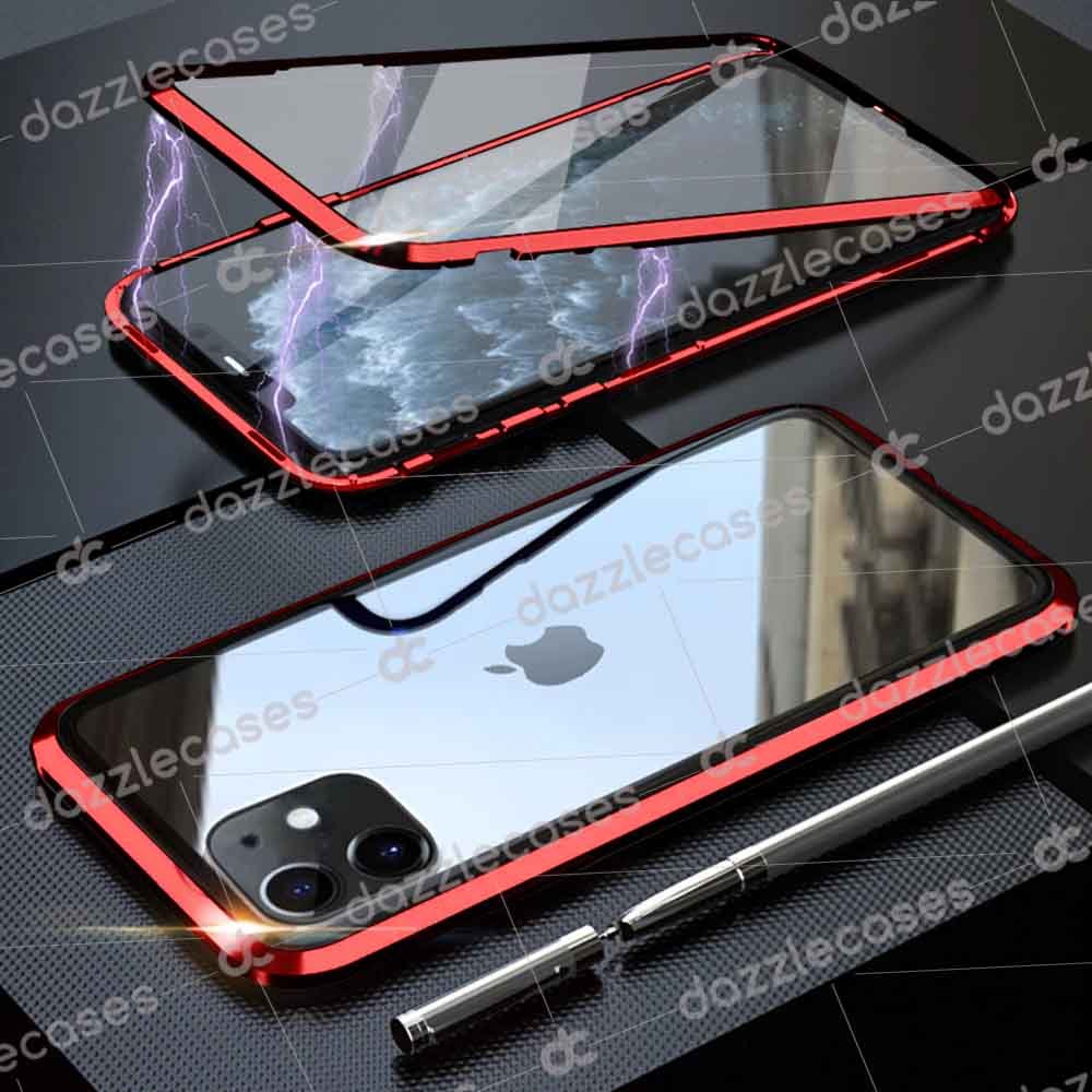 Apple iPhone 11 3rd Gen Magnetic Case with Dual Glass on Front & Back