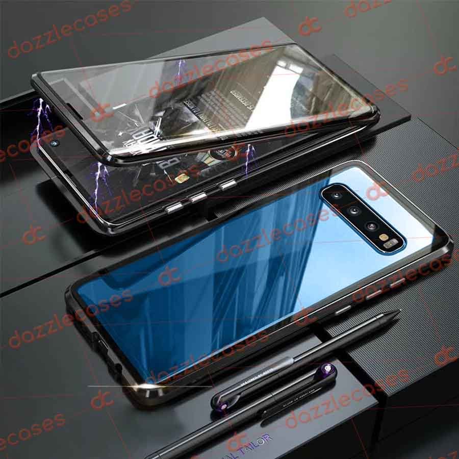 Samsung Galaxy S10 3rd Gen Magnetic Case with Dual Glass on Front